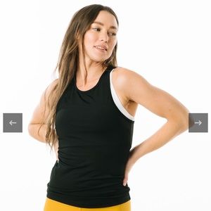 Black Classic Racer Tank